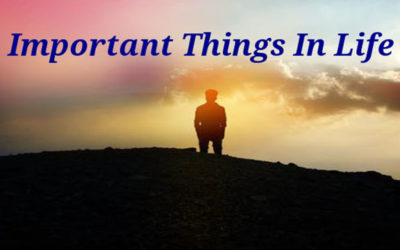 Three Important Things in Life